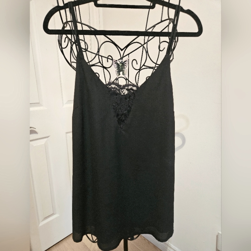 Lace Trim Cami Top‎